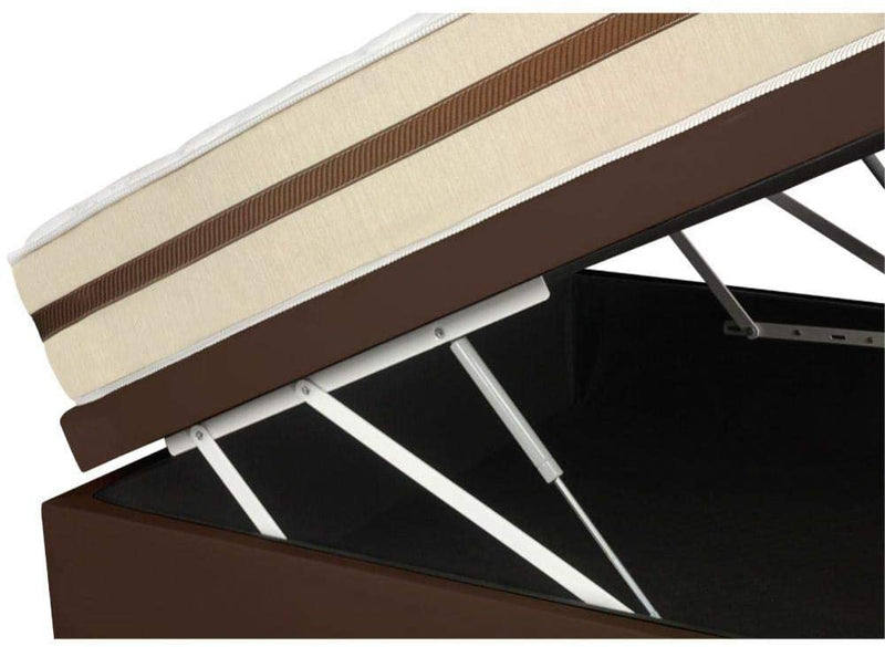 Cama Box Com Baú Casal + Colchão De Molas Ensacadas - Anjos - Classic 22x188x138cm - Gaamerr maniia 