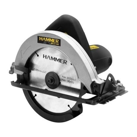 Serra circular para madeira 7.1/4" 1100 watts - GYSC1100 - Hammer - ofertasbacanassss